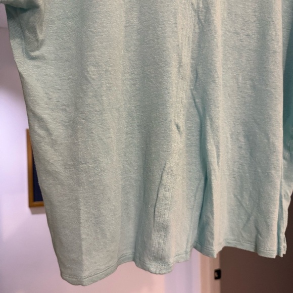 J. Jill Bundle of 2 Love Linen Slouchy V-Neck Oversized T-Shirts Sz L Beach Boho - Picture 5 of 14